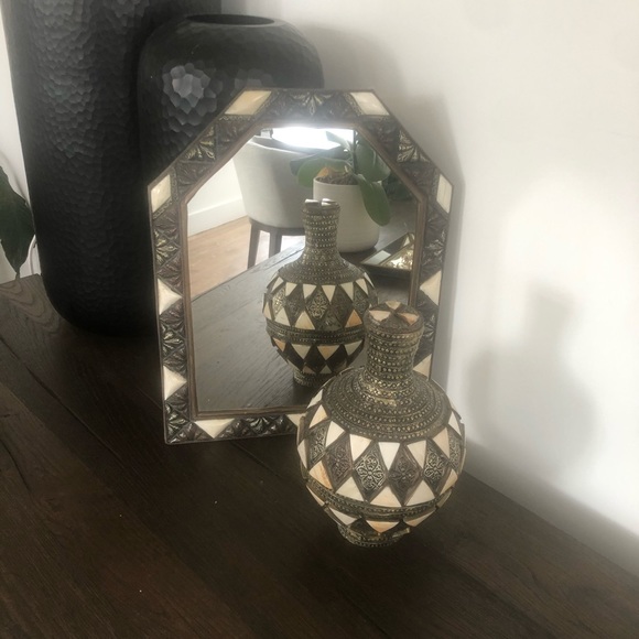 UNIQUE VINTAGE HANDMADE Mirror - Picture 1 of 12